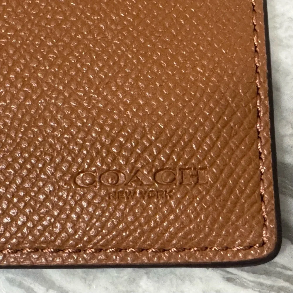 Coach Leather Checkbook Cover - Picture 4 of 5